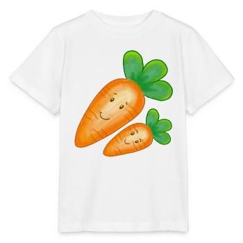 Carotte Carotte en riant - T-shirt bio MINI CREATOR Stanley/Stella Enfant - blanc - Devant - Maike (125cm)