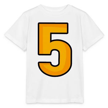 Nummer 5 - Stanley/Stella Kinder T-Shirt MINI CREATOR  - Weiß - Vorne - Maike (125cm)