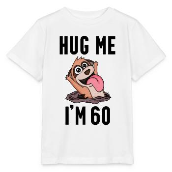 60 ans - 60 ans - Câlin - T-shirt bio MINI CREATOR Stanley/Stella Enfant - blanc - Devant - Maike (125cm)