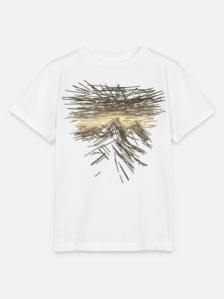 Berg abstrakt - Stanley/Stella Kinder T-Shirt MINI CREATOR - Weiß