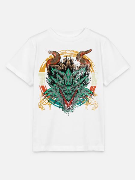 Drache, Drachen, asiatischer Drache - Stanley/Stella Kinder T-Shirt MINI CREATOR  - Weiß