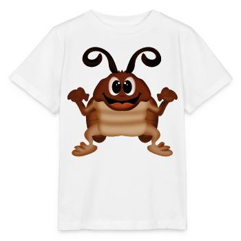 cafard cafard - T-shirt bio MINI CREATOR Stanley/Stella Enfant - blanc - Devant - Maike (125cm)