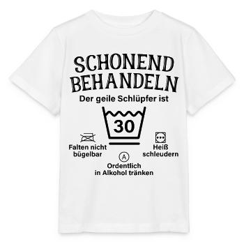 Schonend Behandeln Geiler Schlüpfer 30. Geburtstag - Stanley/Stella Kinder T-Shirt MINI CREATOR  - Weiß - Vorne - Maike (125cm)