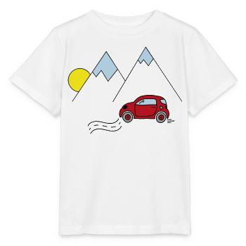Voiture - T-shirt bio MINI CREATOR Stanley/Stella Enfant - blanc - Devant - Maike (125cm)