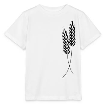 2 ears of corn - Stanley/Stella MINI CREATOR Kids’ T-Shirt - white - Front - Maike (125cm)