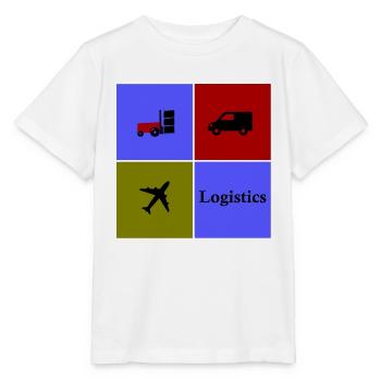 Logistics and Transport Team - Stanley/Stella MINI CREATOR Kids’ T-Shirt - white - Front - Maike (125cm)