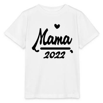 Mama 2022 - Werdende Mutter 2022 - Stanley/Stella Kinder T-Shirt MINI CREATOR  - Weiß - Vorne - Maike (125cm)