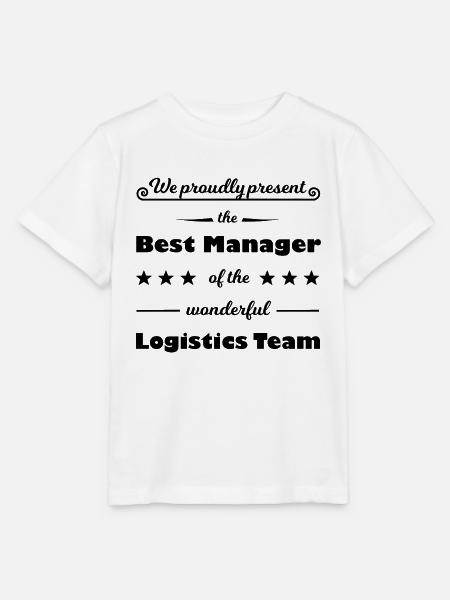 Der beste Logistik Manager - Stanley/Stella Kinder T-Shirt MINI CREATOR  - Weiß