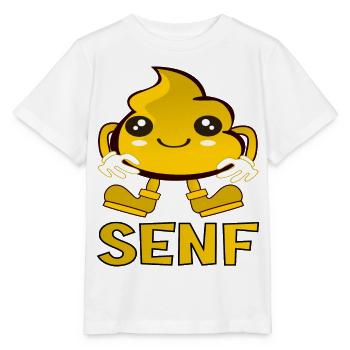 Senf Fastfood Sauce - Grillen - Stanley/Stella Kinder T-Shirt MINI CREATOR  - Weiß - Vorne - Maike (125cm)