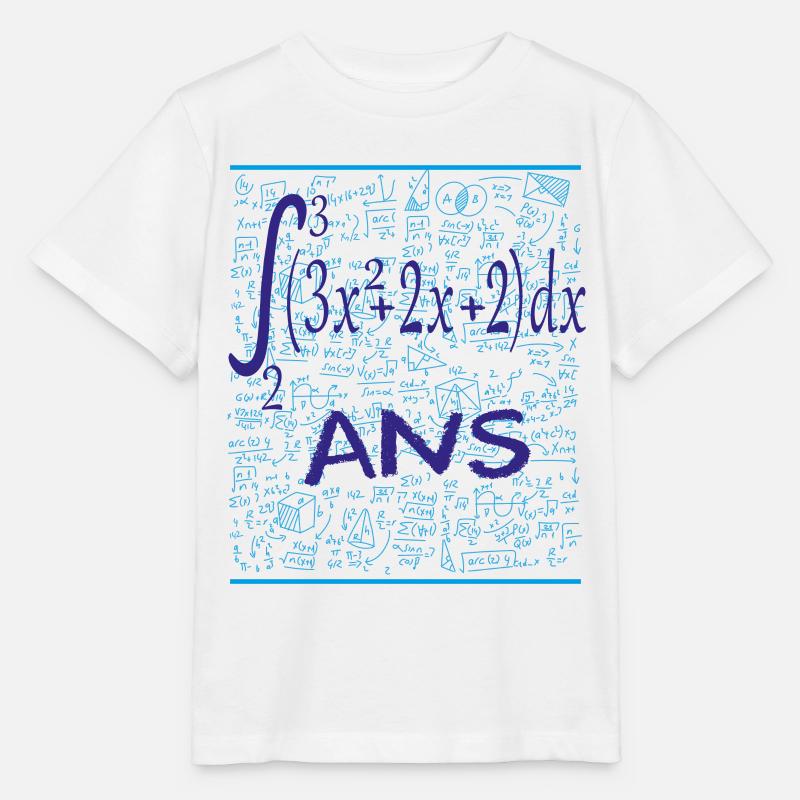 26e anniversaire 26 ans intégrale mathématique - T-shirt bio MINI CREATOR Stanley/Stella Enfant - blanc