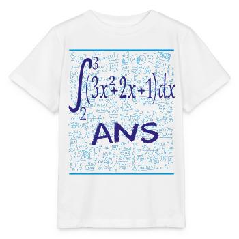25th anniversary 25 years mathematical integral - Stanley/Stella MINI CREATOR Kids’ T-Shirt - white - Front - Maike (125cm)