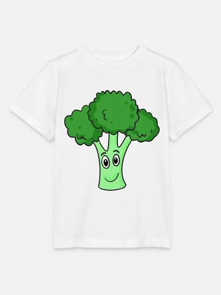 Brokkoli - Stanley/Stella Kinder T-Shirt MINI CREATOR - Weiß