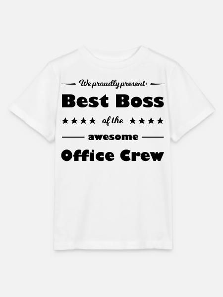 Der beste Büro - Stanley/Stella Kinder T-Shirt MINI CREATOR  - Weiß