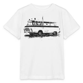 Barkas - B1000 - Krankenwagen - Stanley/Stella Kinder T-Shirt MINI CREATOR  - Weiß - Vorne - Maike (125cm)