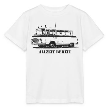 Barkas - B1000 - Krankenwagen - Stanley/Stella Kinder T-Shirt MINI CREATOR  - Weiß - Vorne - Maike (125cm)