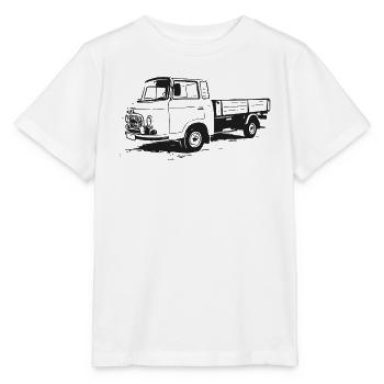 Barkas Pritsche - Pritschenwagen - Stanley/Stella Kinder T-Shirt MINI CREATOR  - Weiß - Vorne - Maike (125cm)