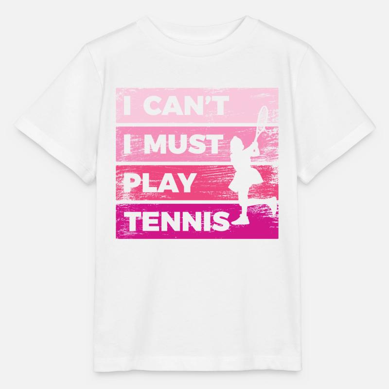 Tennis filles - T-shirt bio MINI CREATOR Stanley/Stella Enfant - blanc