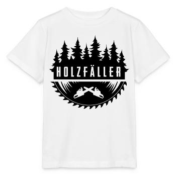 Holzfäller - Stanley/Stella Kinder T-Shirt MINI CREATOR  - Weiß - Vorne - Maike (125cm)