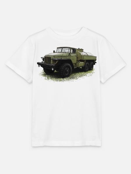 Ural 375 - Tankwagen - Stanley/Stella Kinder T-Shirt MINI CREATOR  - Weiß
