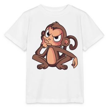 Clever Monkey - Stanley/Stella MINI CREATOR Kids’ T-Shirt - white - Front - Maike (125cm)