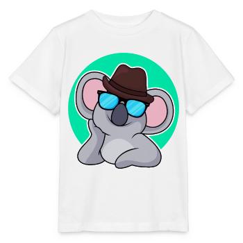 Détective Koala - T-shirt bio MINI CREATOR Stanley/Stella Enfant - blanc - Devant - Maike (125cm)