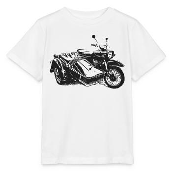Simson Schwalbe Duo - Stanley/Stella Kinder T-Shirt MINI CREATOR  - Weiß - Vorne - Maike (125cm)