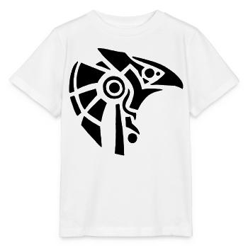 Dieu égyptien Horus - T-shirt bio MINI CREATOR Stanley/Stella Enfant - blanc - Devant - Maike (125cm)