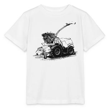 Jaguar 930 Combine Harvester - Stanley/Stella MINI CREATOR Kids’ T-Shirt - white - Front - Maike (125cm)