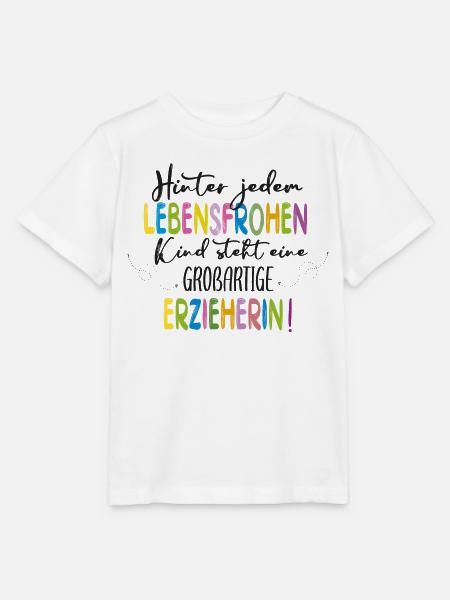 Großartige Erzieherin - Stanley/Stella Kinder T-Shirt MINI CREATOR - Weiß