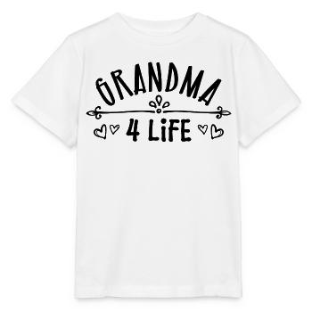Gratuliere Oma Großmutter Statement Rentnerin - Stanley/Stella Kinder T-Shirt MINI CREATOR  - Weiß - Vorne - Maike (125cm)