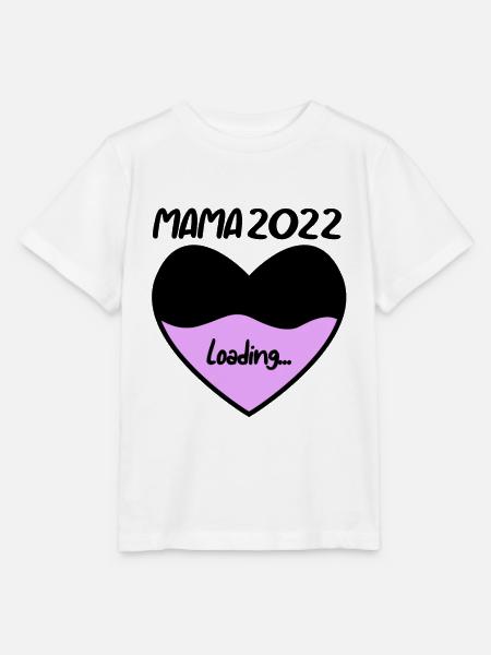 Mama 2022 - Werdende Mutter 2022 loading - Stanley/Stella Kinder T-Shirt MINI CREATOR - Weiß