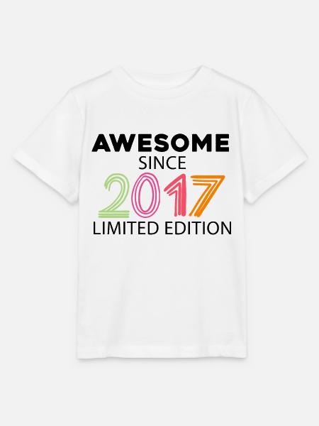 Fantastisch seit 2017 - Jahrgang 2017 - Stanley/Stella Kinder T-Shirt MINI CREATOR - Weiß