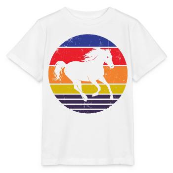 Islandpferde Pferdeliebe Galopp Pferde Reiten - Stanley/Stella Kinder T-Shirt MINI CREATOR  - Weiß - Vorne - Maike (125cm)