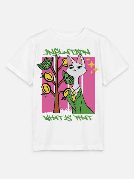 Inflation was ist das ? - Stanley/Stella Kinder T-Shirt MINI CREATOR - Weiß