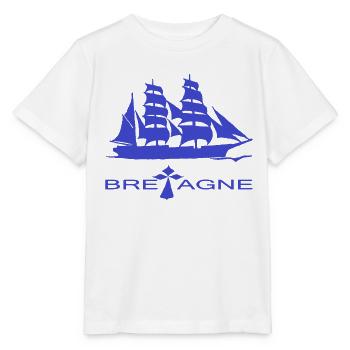 SAILBOAT BRITAIN Kreation Louis RUNEMBERG © Adagp - Stanley/Stella Kinder T-Shirt MINI CREATOR  - Weiß - Vorne - Maike (125cm)