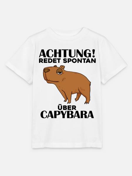 Capybara Wasserschwein - Stanley/Stella Kinder T-Shirt MINI CREATOR  - Weiß