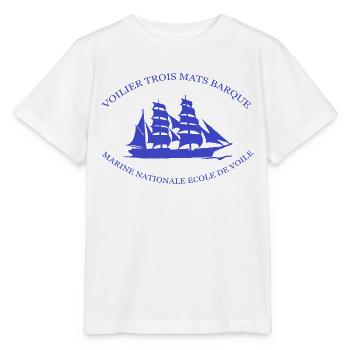 MARINE-SEGELSCHULE CREA L. RUNEMBERG - Stanley/Stella Kinder T-Shirt MINI CREATOR  - Weiß - Vorne - Maike (125cm)