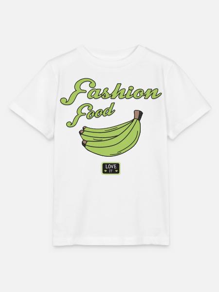 Mode Essen Bananen - Stanley/Stella Kinder T-Shirt MINI CREATOR - Weiß