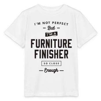 Finisseur de meubles Drôle Titre du poste - T-shirt bio MINI CREATOR Stanley/Stella Enfant - blanc - Devant - Maike (125cm)