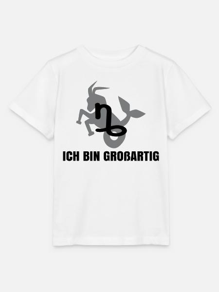 Astronomie Tierkreis Statement Steinbock Horoskop - Stanley/Stella Kinder T-Shirt MINI CREATOR - Weiß