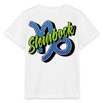 Gezeiten Tierkreis Horoskop Steinbock Aberglaube - Stanley/Stella Kinder T-Shirt MINI CREATOR  - Weiß - Vorne - Maike (125cm)
