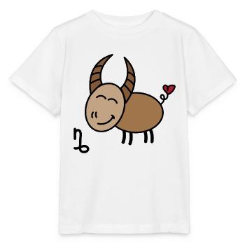 Horoscope Capricorn Astronomy Galaxy Astrology - Stanley/Stella MINI CREATOR Kids’ T-Shirt - white - Front - Maike (125cm)
