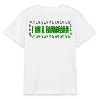 Steinbock Statement Sternzeichen Horoskop Esoterik - Stanley/Stella Kinder T-Shirt MINI CREATOR  - Weiß - Vorne - Maike (125cm)