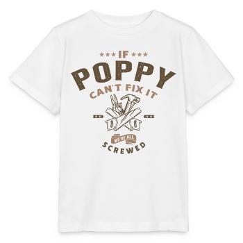 Pop-Pop weiß alles - Stanley/Stella Kinder T-Shirt MINI CREATOR  - Weiß - Vorne - Maike (125cm)