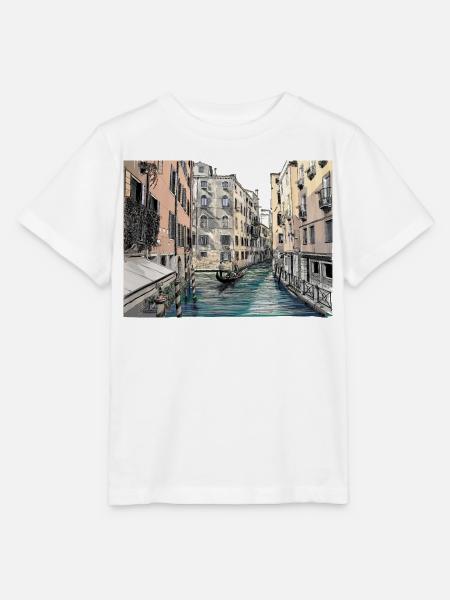 Venedig - Stanley/Stella Kinder T-Shirt MINI CREATOR  - Weiß