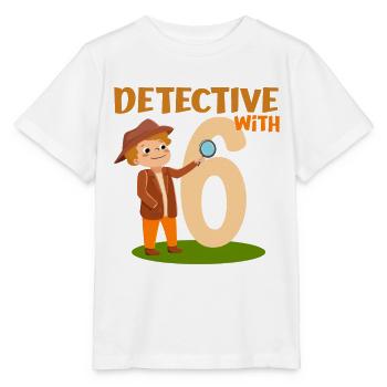 Détective Anniversaire Garçon 6 ans Im 6 ans Cadeau - T-shirt bio MINI CREATOR Stanley/Stella Enfant - blanc - Devant - Maike (125cm)