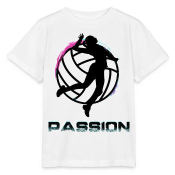 Volleyball - Stanley/Stella Kinder T-Shirt MINI CREATOR  - Weiß - Vorne - Maike (125cm)