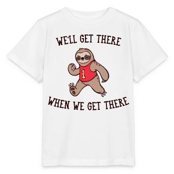 Snail's Pace Animal Sloth Statement Slow - Stanley/Stella MINI CREATOR Kids’ T-Shirt - white - Front - Maike (125cm)