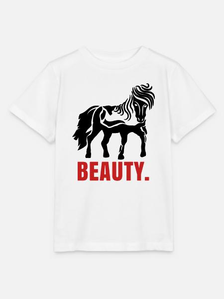 Pferde Pferdenarr Fohlen Islandpferde Spruch - Stanley/Stella Kinder T-Shirt MINI CREATOR - Weiß