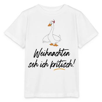 Lustige vegetarische Sprüche zu Weihnachten - Stanley/Stella Kinder T-Shirt MINI CREATOR  - Weiß - Vorne - Maike (125cm)